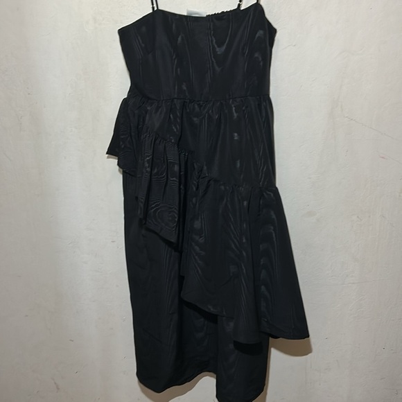Kate Spade x Target Black Tiered Ruffle Midi Tank Dress NWOT - Picture 6 of 10